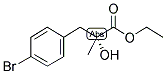 ETHYL (R)-2-HYDROXY-2-METHYL(4-BROMOBENZENE)PROPANOATE Struktur