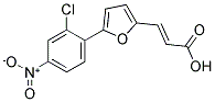 3-[5-(2-CHLORO-4-NITRO-PHENYL)-FURAN-2-YL]-ACRYLIC ACID Struktur