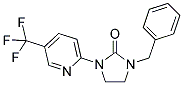 1-BENZYL-3-[5-(TRIFLUOROMETHYL)PYRIDIN-2-YL]IMIDAZOLIDIN-2-ONE Struktur