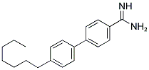 4'-HEPTYL-BIPHENYL-4-CARBOXAMIDINE Struktur