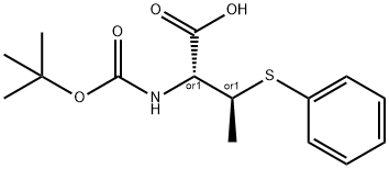 BOC-(2R,3S)-2-AMINO-3-(PHENYLTHIO)BUTANOIC ACID Struktur