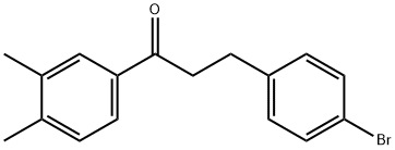 3-(4-BROMOPHENYL)-3',4'-DIMETHYLPROPIOPHENONE Struktur