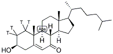 7-KETO CHOLESTEROL, [1,2-3H] Struktur