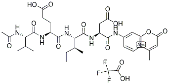 AC-VAL-GLU-ILE-ASP-AMC TFA Struktur