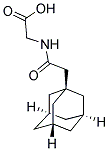 [(1-ADAMANTYLACETYL)AMINO]ACETIC ACID Struktur