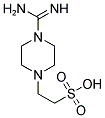 2-(4-CARBAMIMIDOYL-PIPERAZIN-1-YL)-ETHANESULFONIC ACID Struktur