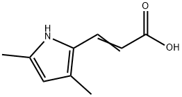 3-(3,5-DIMETHYL-1H-PYRROL-2-YL)-ACRYLIC ACID Struktur