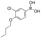 4-BUTOXY-3-CHLOROPHENYLBORONIC ACID Struktur