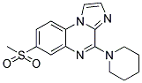 7-(METHYLSULFONYL)-4-PIPERIDIN-1-YLIMIDAZO[1,2-A]QUINOXALINE Struktur