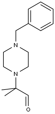 2-(4-BENZYLPIPERAZINO)-2-METHYLPROPANAL Struktur