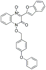 2-(BENZOFURAN-2-YL)-3-OXO-4-(4-PHENOXYBENZYLOXY)-3,4-DIHYDROQUINOXALINE 1-OXIDE Struktur