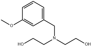 2-[(2-HYDROXYETHYL)(3-METHOXYBENZYL)AMINO]-1-ETHANOL Struktur