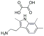 2-(2,6,7-TRIMETHYL-1H-INDOL-3-YL)ETHANAMINE OXALATE Struktur