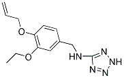 N-[4-(ALLYLOXY)-3-ETHOXYBENZYL]-2H-TETRAZOL-5-AMINE Struktur