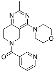 2-METHYL-4-MORPHOLIN-4-YL-6-(PYRIDIN-3-YLCARBONYL)-5,6,7,8-TETRAHYDROPYRIDO[4,3-D]PYRIMIDINE Struktur