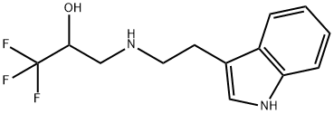 1,1,1-TRIFLUORO-3-([2-(1H-INDOL-3-YL)ETHYL]AMINO)-2-PROPANOL Struktur