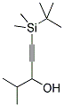 1-ISO-PROPYL-3-(TERT-BUTYLDIMETHYLSILYL)-2-PROPYN-1-OL Struktur