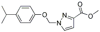 1-(4-ISOPROPYL-PHENOXYMETHYL)-1 H-PYRAZOLE-3-CARBOXYLIC ACID METHYL ESTER Struktur