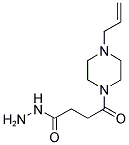 4-(4-ALLYL-PIPERAZIN-1-YL)-4-OXO-BUTYRIC ACID HYDRAZIDE Struktur