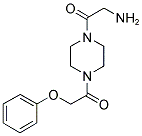 1-[4-(2-AMINO-ACETYL)-PIPERAZIN-1-YL]-2-PHENOXY-ETHANONE Struktur