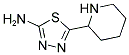 5-(2-PIPERIDINYL)-1,3,4-THIADIAZOL-2-AMINE Struktur