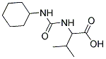 2-([(CYCLOHEXYLAMINO)CARBONYL]AMINO)-3-METHYLBUTANOIC ACID Struktur