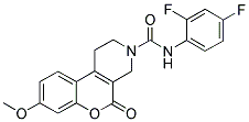 N-(2,4-DIFLUOROPHENYL)-8-METHOXY-5-OXO-1,5-DIHYDRO-2H-CHROMENO[3,4-C]PYRIDINE-3(4H)-CARBOXAMIDE Struktur