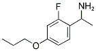 1-(2'-FLUORO-4'-N-PROPYLOXYPHENYL)ETHYLAMINE Struktur