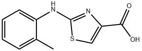 2-O-TOLYLAMINO-THIAZOLE-4-CARBOXYLIC ACID Struktur