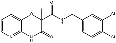 N-(3,4-DICHLOROBENZYL)-2-METHYL-3-OXO-3,4-DIHYDRO-2H-PYRIDO[3,2-B][1,4]OXAZINE-2-CARBOXAMIDE Struktur