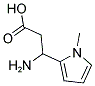 3-AMINO-3-(1-METHYL-1H-PYRROL-2-YL)-PROPIONIC ACID Struktur