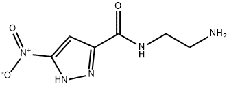 5-NITRO-1 H-PYRAZOLE-3-CARBOXYLIC ACID (2-AMINO-ETHYL)-AMIDE Struktur