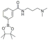 N-[3-(N',N'-DIMETHYLAMINO)PROPYL]BENZAMIDE-3-BORONIC ACID, PINACOL ESTER Struktur