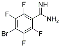 4-BROMO-2,3,5,6-TETRAFLUORO-BENZAMIDINE Struktur