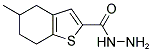 5-METHYL-4,5,6,7-TETRAHYDRO-1-BENZOTHIOPHENE-2-CARBOHYDRAZIDE Struktur