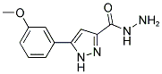 3-(3-METHOXYPHENYL)-1H-PYRAZOLE-5-CARBOHYDRAZIDE Struktur