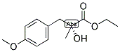 ETHYL (R)-2-HYDROXY-2-METHYL(4-METHOXYBENZENE)PROPANOATE Struktur