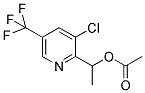 1-[3-CHLORO-5-(TRIFLUOROMETHYL)-2-PYRIDINYL]ETHYL ACETATE Struktur