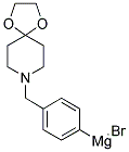 4-[8-(1,4-DIOXA-8-AZASPIRO[4.5]DECYL)METHYL]PHENYLMAGNESIUM BROMIDE Struktur