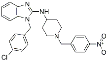 [1-(4-CHLORO-BENZYL)-1H-BENZOIMIDAZOL-2-YL]-[1-(4-NITRO-BENZYL)-PIPERIDIN-4-YL]-AMINE Struktur