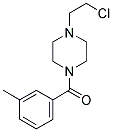 [4-(2-CHLORO-ETHYL)-PIPERAZIN-1-YL]-M-TOLYL-METHANONE Struktur