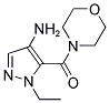 (4-AMINO-2-ETHYL-2 H-PYRAZOL-3-YL)-MORPHOLIN-4-YL-METHANONE Struktur