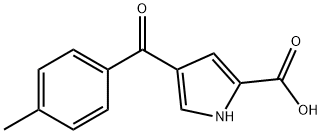 4-(4-METHYLBENZOYL)-1H-PYRROLE-2-CARBOXYLIC ACID Struktur