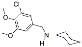 N-(3-CHLORO-4,5-DIMETHOXYBENZYL)CYCLOHEXANAMINE Struktur