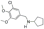 N-(3-CHLORO-4,5-DIMETHOXYBENZYL)-N-CYCLOPENTYLAMINE Struktur