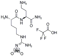 L-N-OMEGA-NITROARGININE-2,4-L-DIAMINOBUTYRIC AMIDE, TFA Struktur