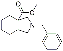 2-BENZYL-OCTAHYDRO-ISOINDOLE-3A-CARBOXYLIC ACID METHYL ESTER Struktur