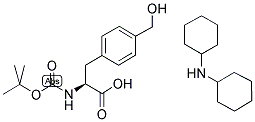 BOC-4-HYDROXYMETHYL-L-PHENYLALANINE DCHA Struktur