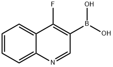 (4-FLUOROQUINOLIN-3-YL)BORONIC ACID Struktur