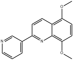 5-METHOXY-2-(3-PYRIDINYL)-8-QUINOLINYL METHYL ETHER Struktur